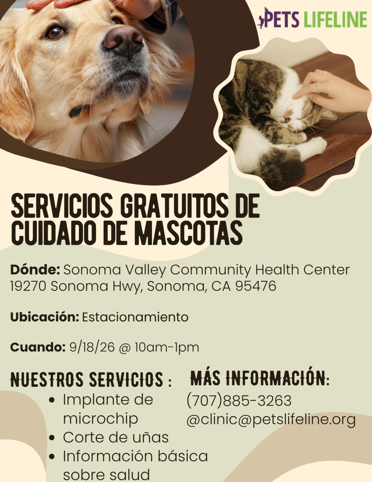 Cuidado Para Mascotas de Pets Lifeline