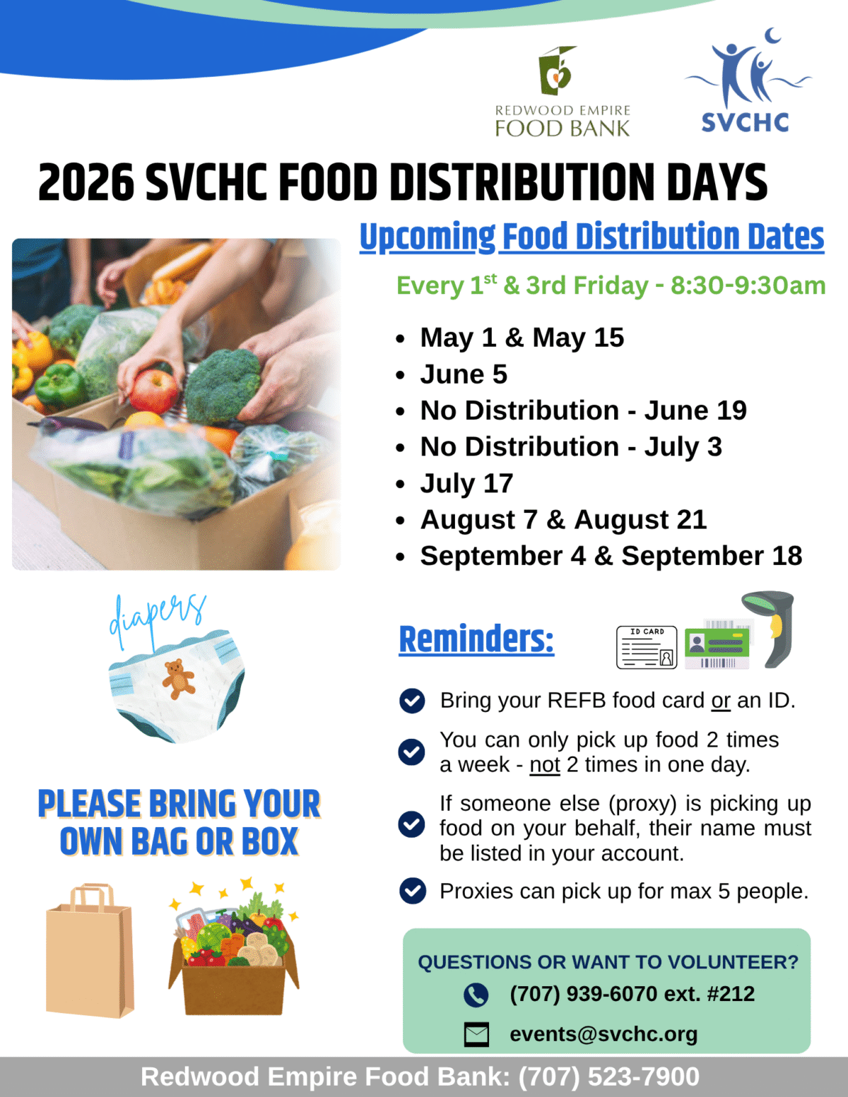 REFB Food Distribution @ SVCHC